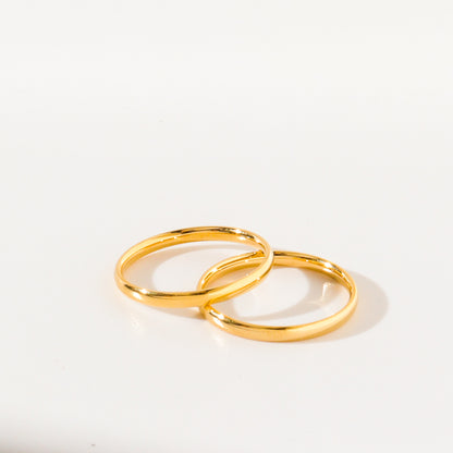 Classic Plain Titanium Ring
