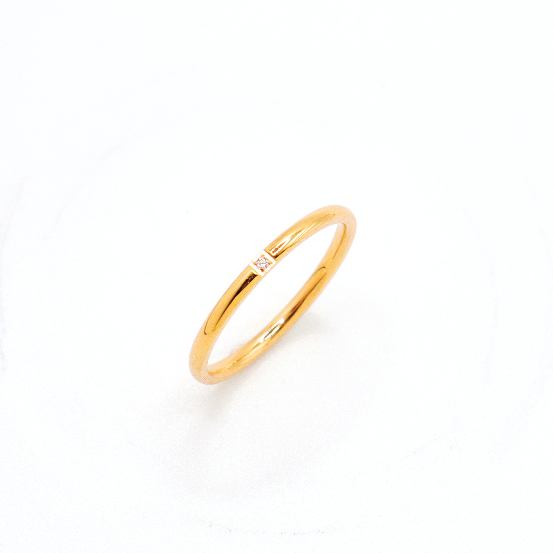 Essential Titanium Gold Ring