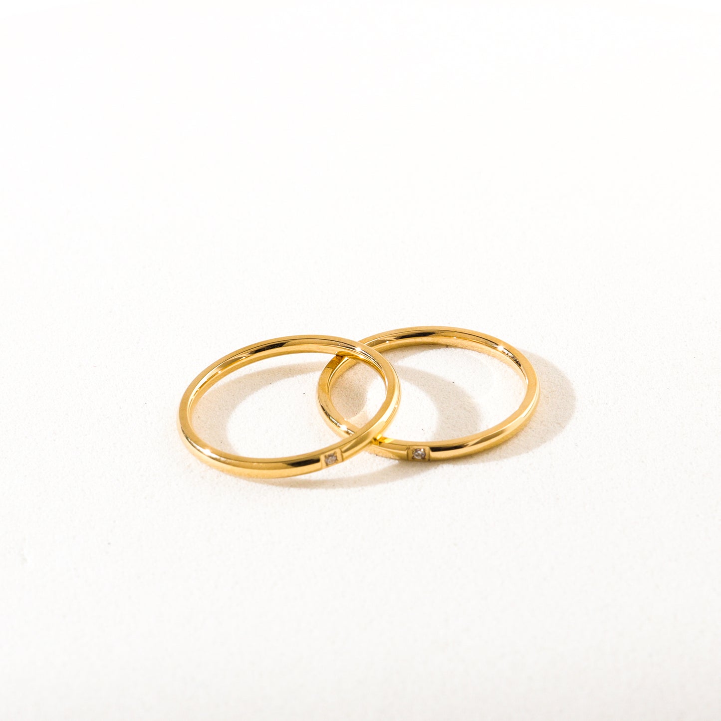 Essential Titanium Gold Ring