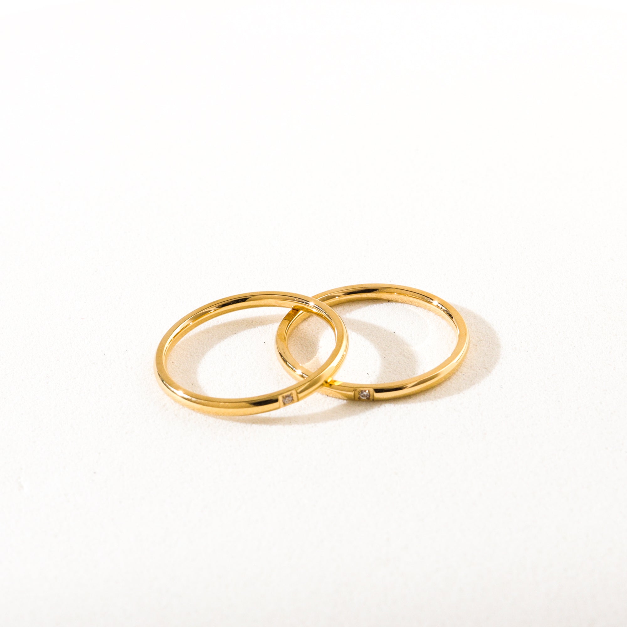 Essential Titanium Gold Ring