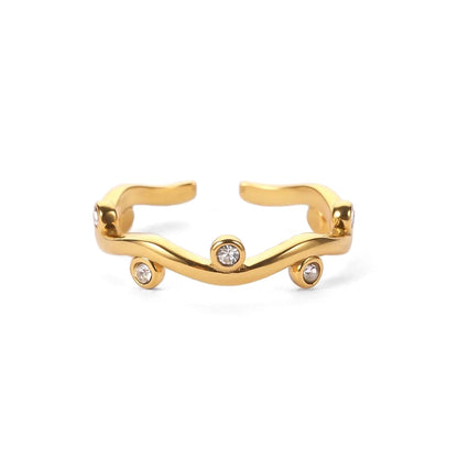 Curvy Gold Ring
