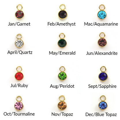 Personalised Birthstone Necklaces